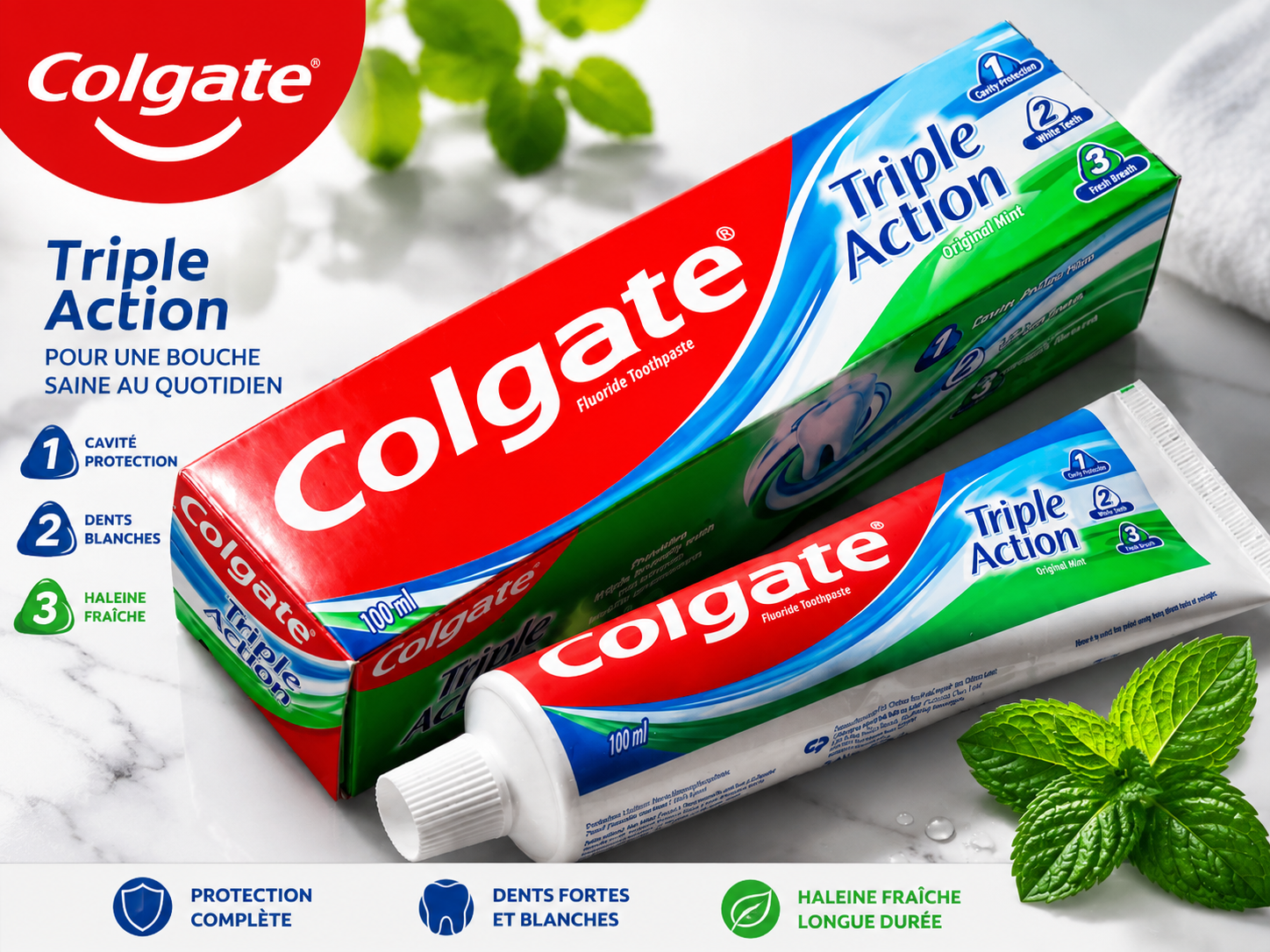 Colgate Triple Action Mint 100 ml